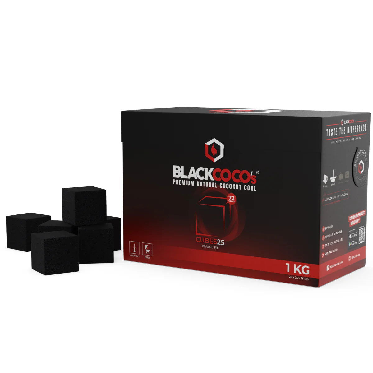 Blackcoco's Charcoal 25mm Cubes