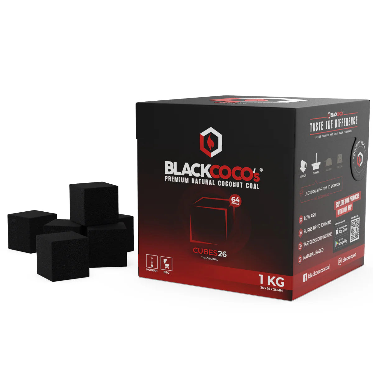 Blackcoco's Charcoal 26mm Cubes