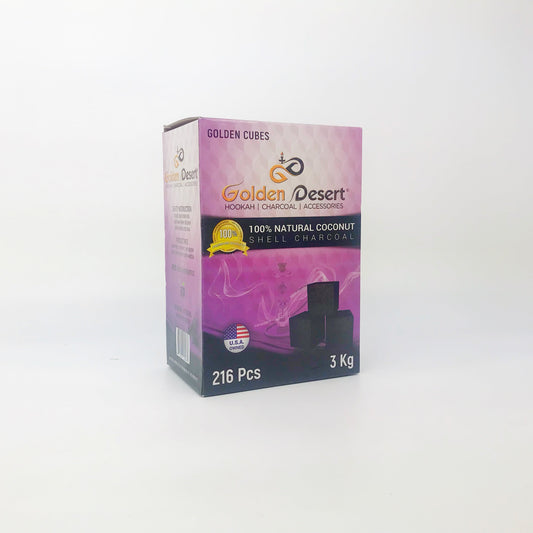 Golden Desert Charcoal 216pc (Cubes)